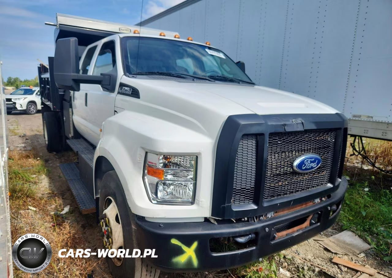 2019 Ford F750 Super Duty Dump Truck VIN:1FDPW7DC2KDF07080 - 4