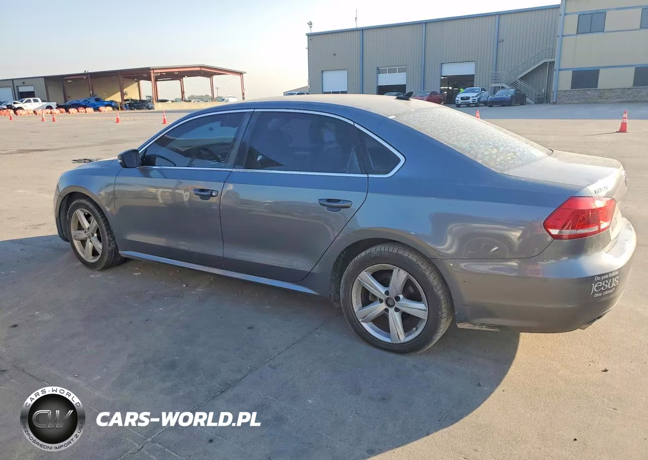 2013 Volkswagen Passat Se VIN:1VWBH7A34DC000135 - 2