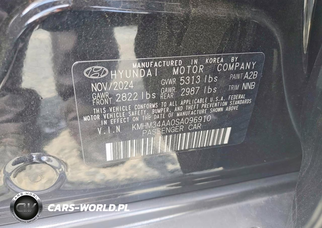 2025 Hyundai Ioniq 6 Sel VIN:KMHM34AA0SA096910 - 13