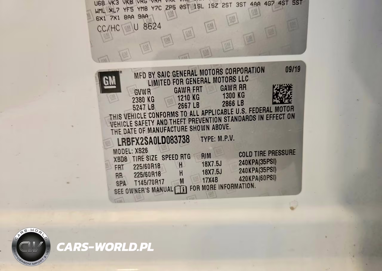 2020 Buick Envision Essence VIN:LRBFX2SA0LD083738 - 13