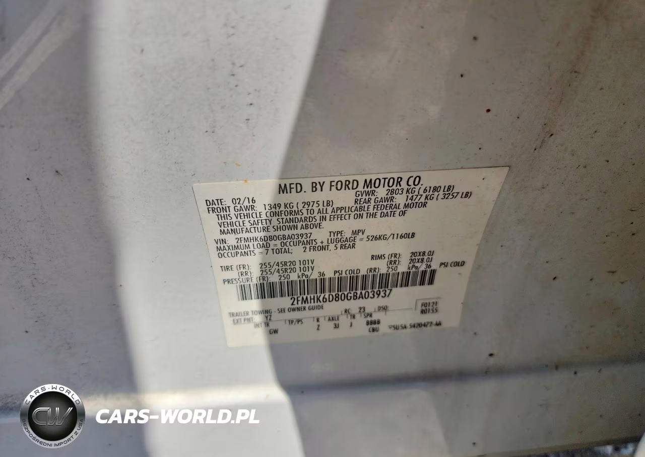 2016 Ford Flex Limited VIN:2FMHK6D80GBA03937 - 13
