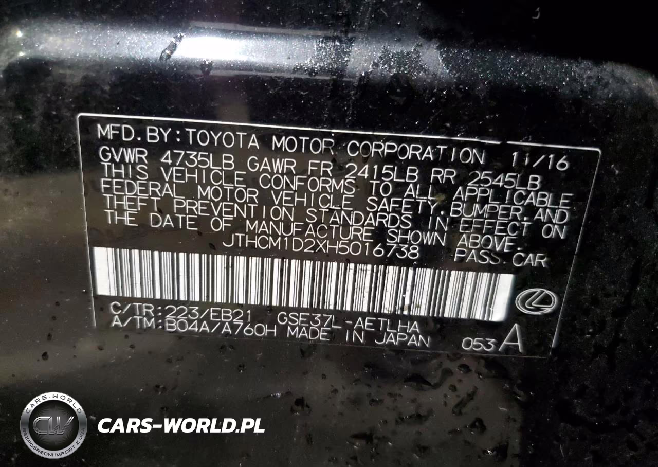 2017 Lexus Is 300 VIN:JTHCM1D2XH5016738 - 26
