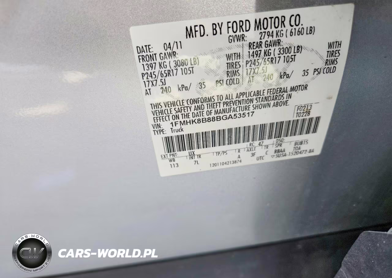 2011 Ford Explorer VIN:1FMHK8B88BGA53517 - 13