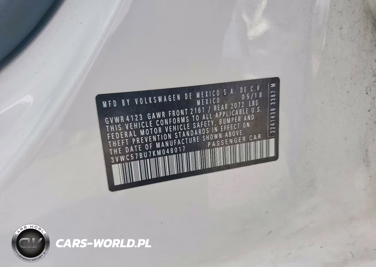 2019 Volkswagen Jetta S VIN:3VWC57BU7KM048017 - 12