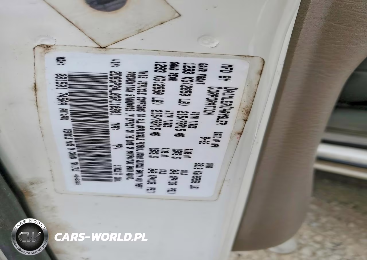 2003 Dodge Grand Caravan El VIN:2D8GP34L03R110901 - 13