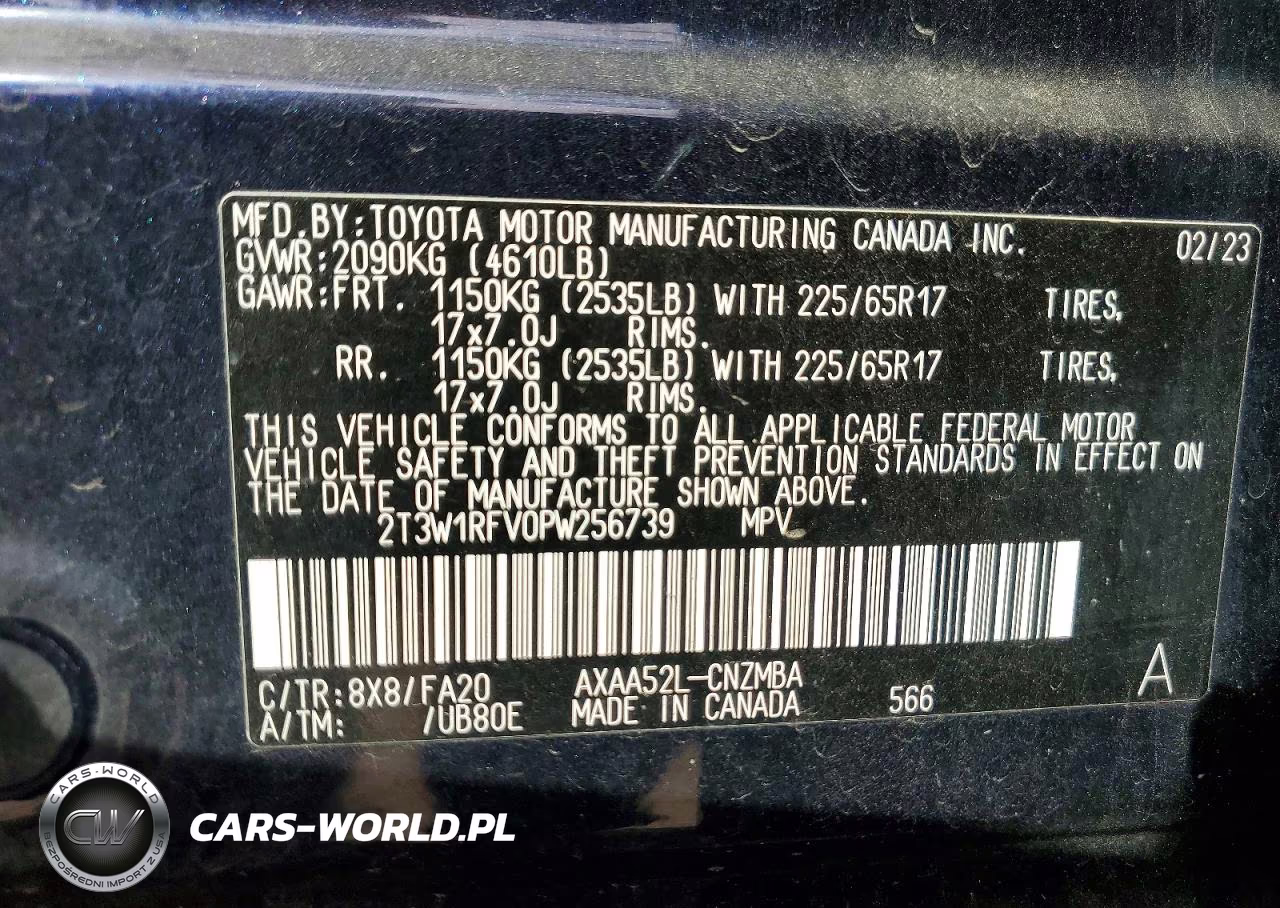 2023 Toyota Rav4 Xle VIN:2T3W1RFV0PW256739 - 14