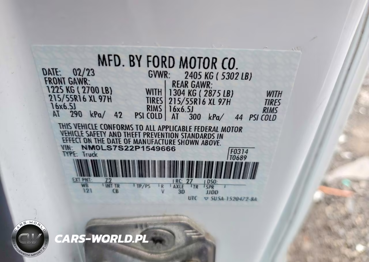 2023 Ford Transit Connect Xl VIN:NM0LS7S22P1549666 - 13