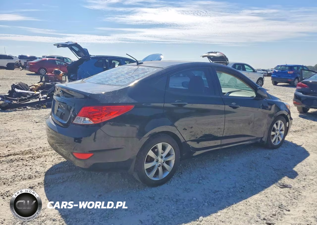 2014 Hyundai Accent Gls VIN:KMHCU4AE6EU612606 - 3