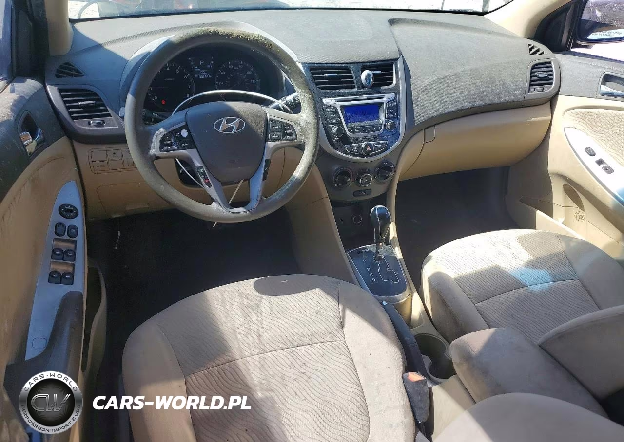 2014 Hyundai Accent Gls VIN:KMHCU4AE6EU612606 - 8