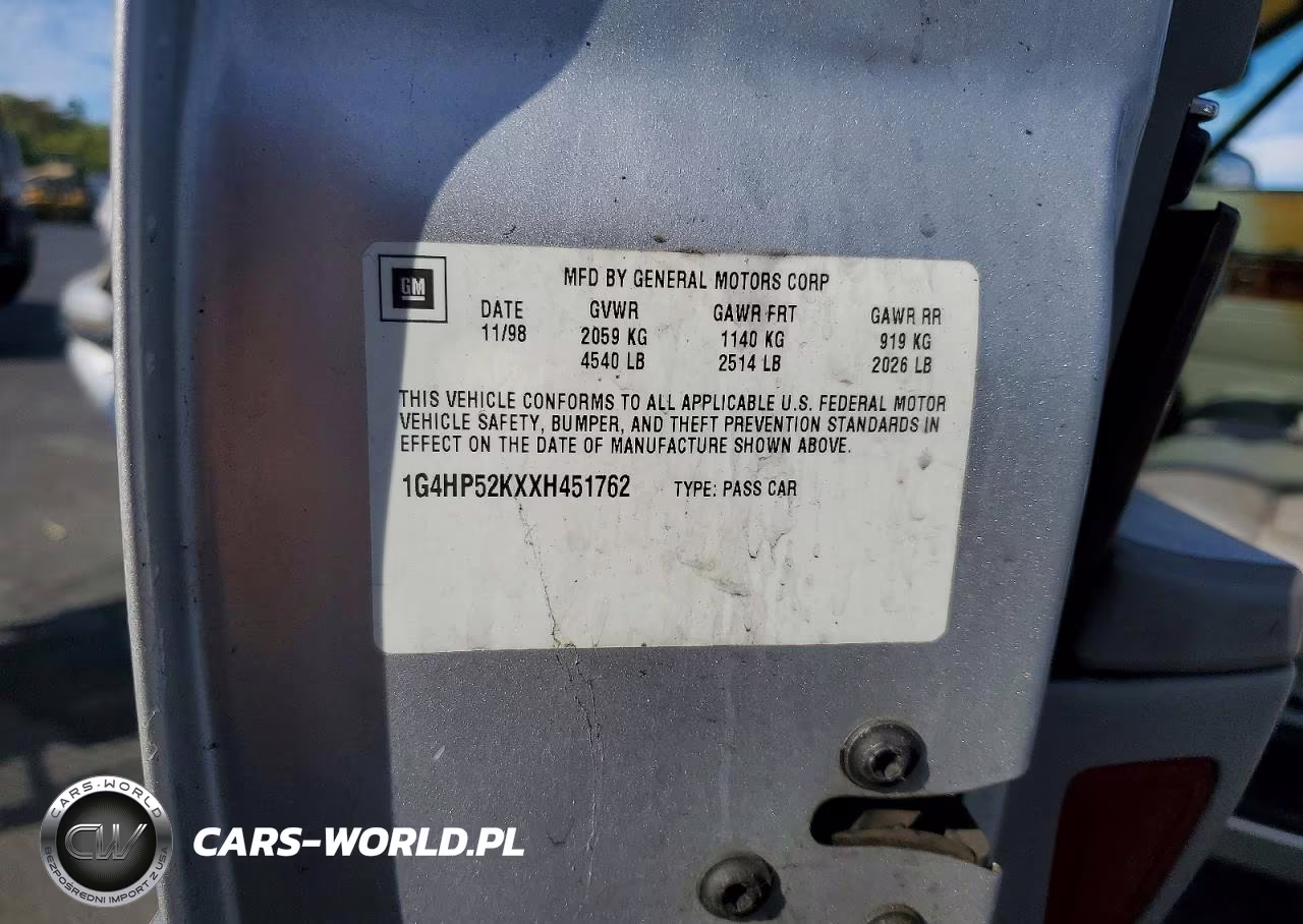 1999 Buick Lesabre Custom VIN:1G4HP52KXXH451762 - 12