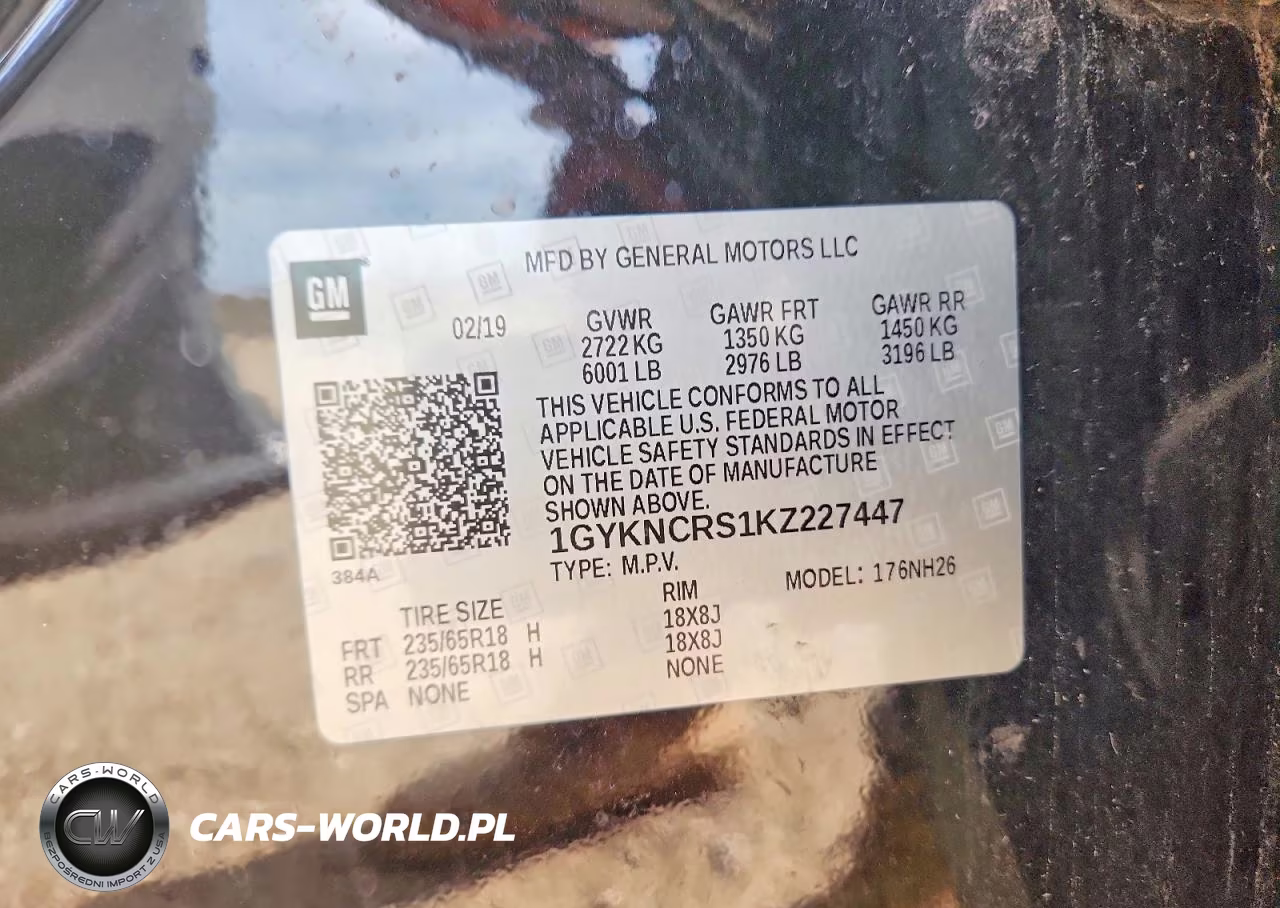 2019 Cadillac Xt5 Luxury VIN:1GYKNCRS1KZ227447 - 12