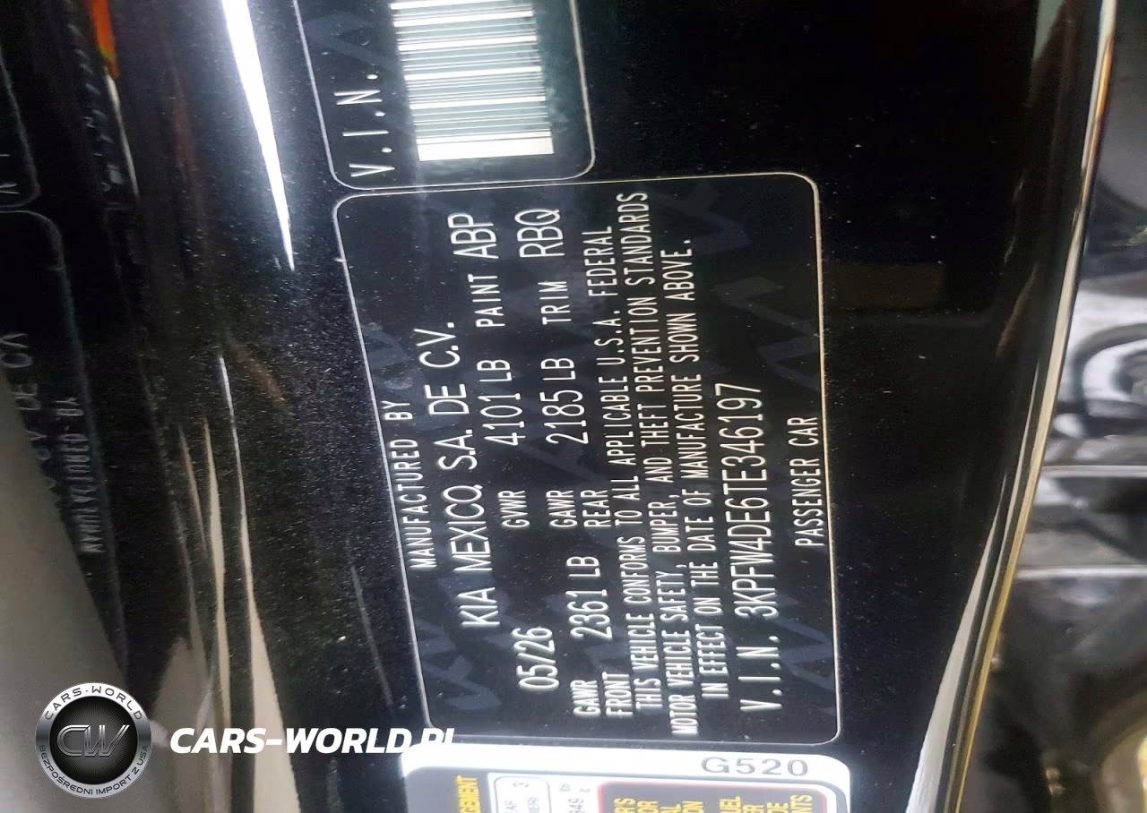 2026 Kia K4 Gt Line VIN:3KPFW4DE6TE346197 - 12
