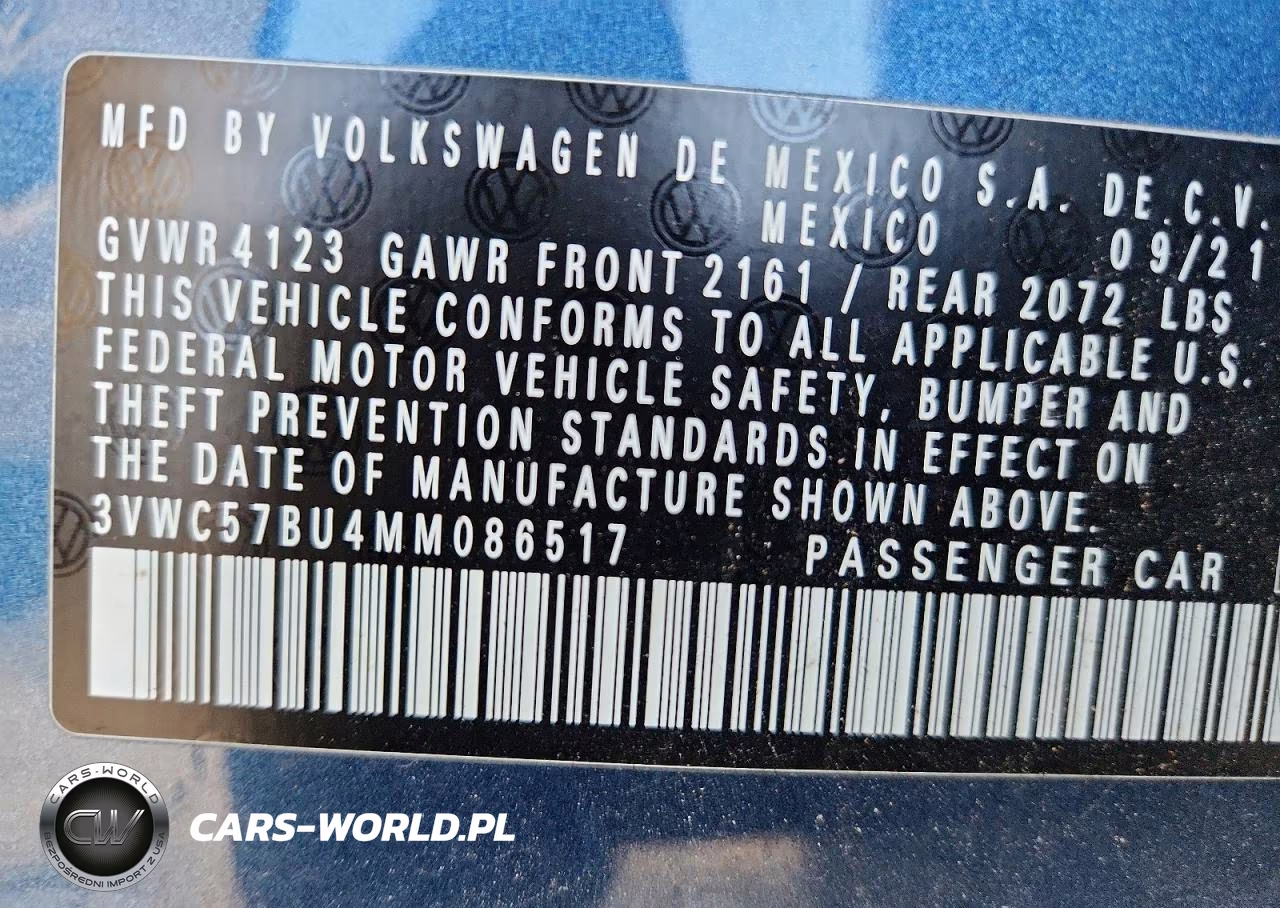 2021 Volkswagen Jetta S VIN:3VWC57BU4MM086517 - 12