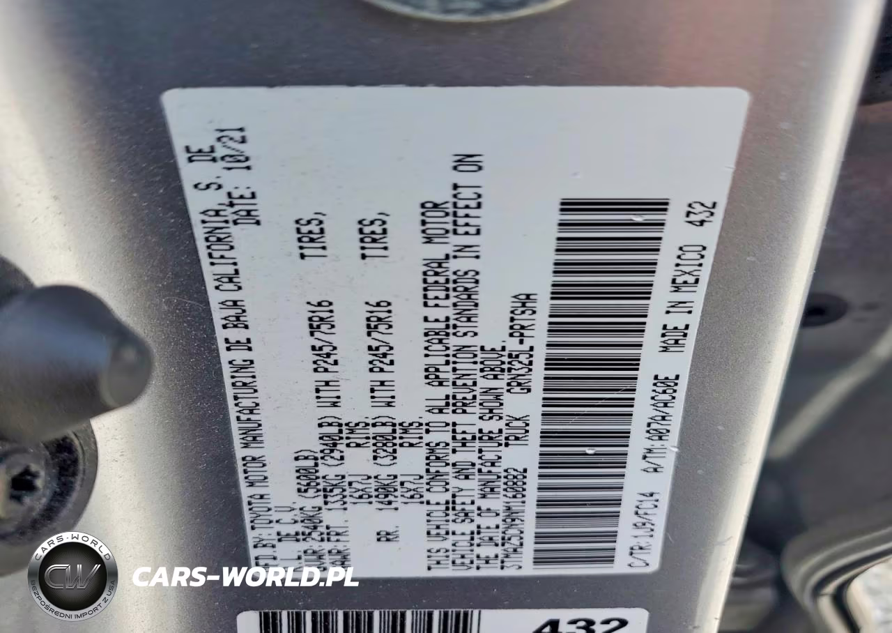2022 Toyota Tacoma Sr5 V6 VIN:3TMAZ5CN9NM160882 - 12