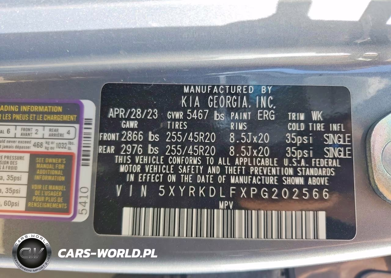 2023 Kia Sorento Sx VIN:5XYRKDLFXPG202566 - 13