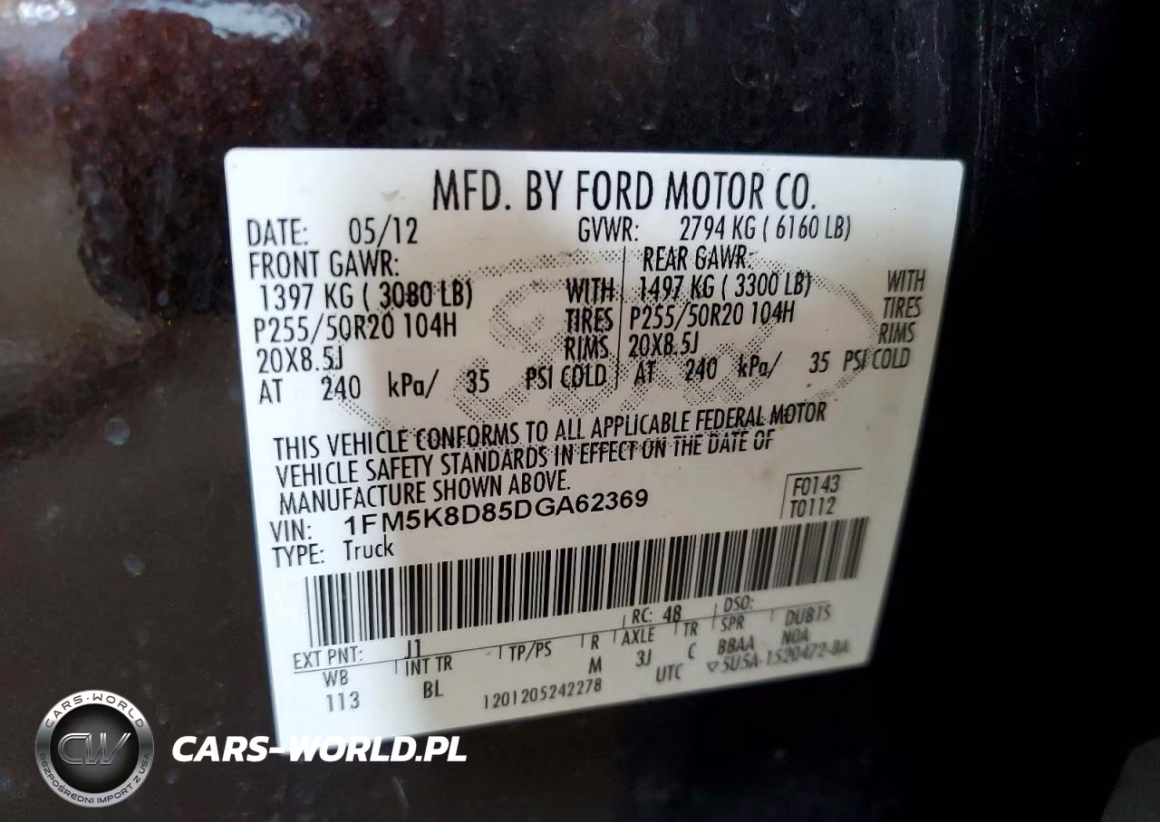 2013 Ford Explorer Xlt VIN:1FM5K8D85DGA62369 - 13