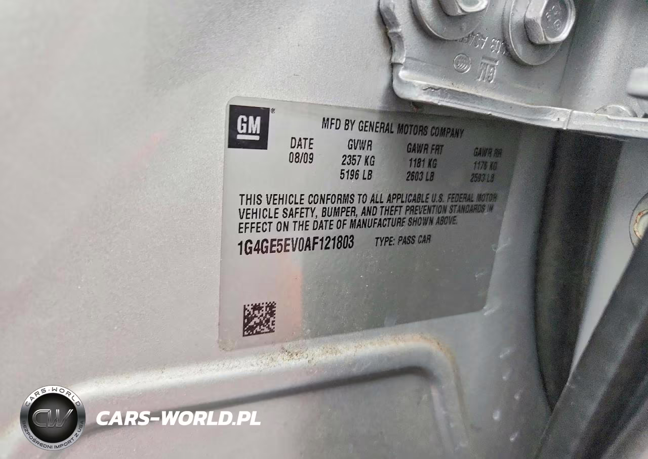 2010 Buick Lacrosse Cxs VIN:1G4GE5EV0AF121803 - 12