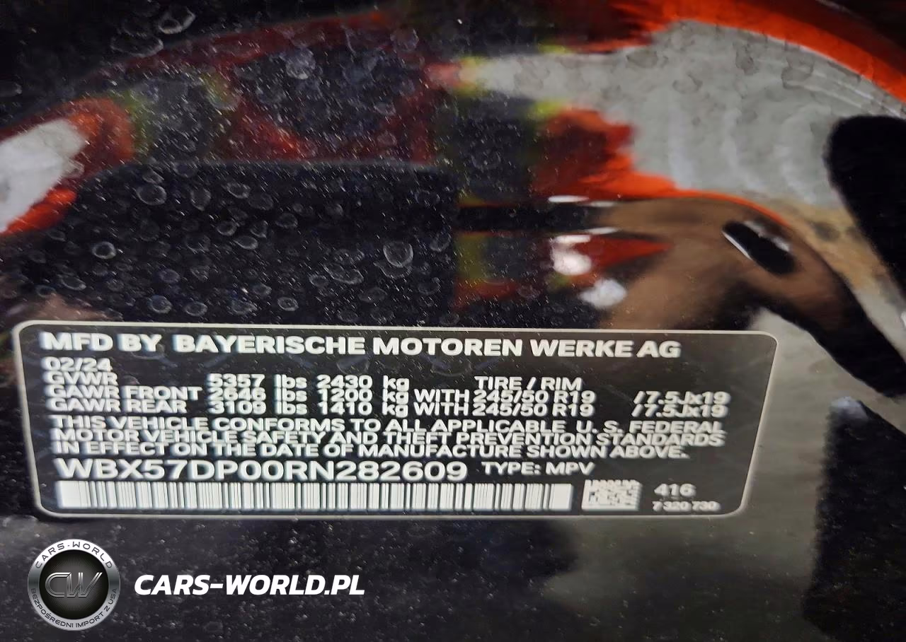 2024 BMW X3 xDrive30I VIN:WBX57DP00RN282609 - 12
