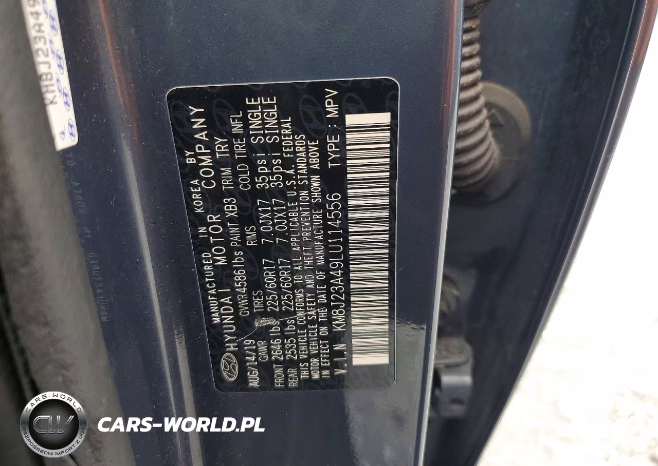 2020 Hyundai Tucson Se VIN:KM8J23A49LU114556 - 14