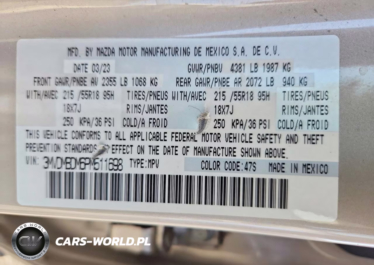 2023 Mazda Cx-30 Premium VIN:3MVDMBDM6PM511698 - 13