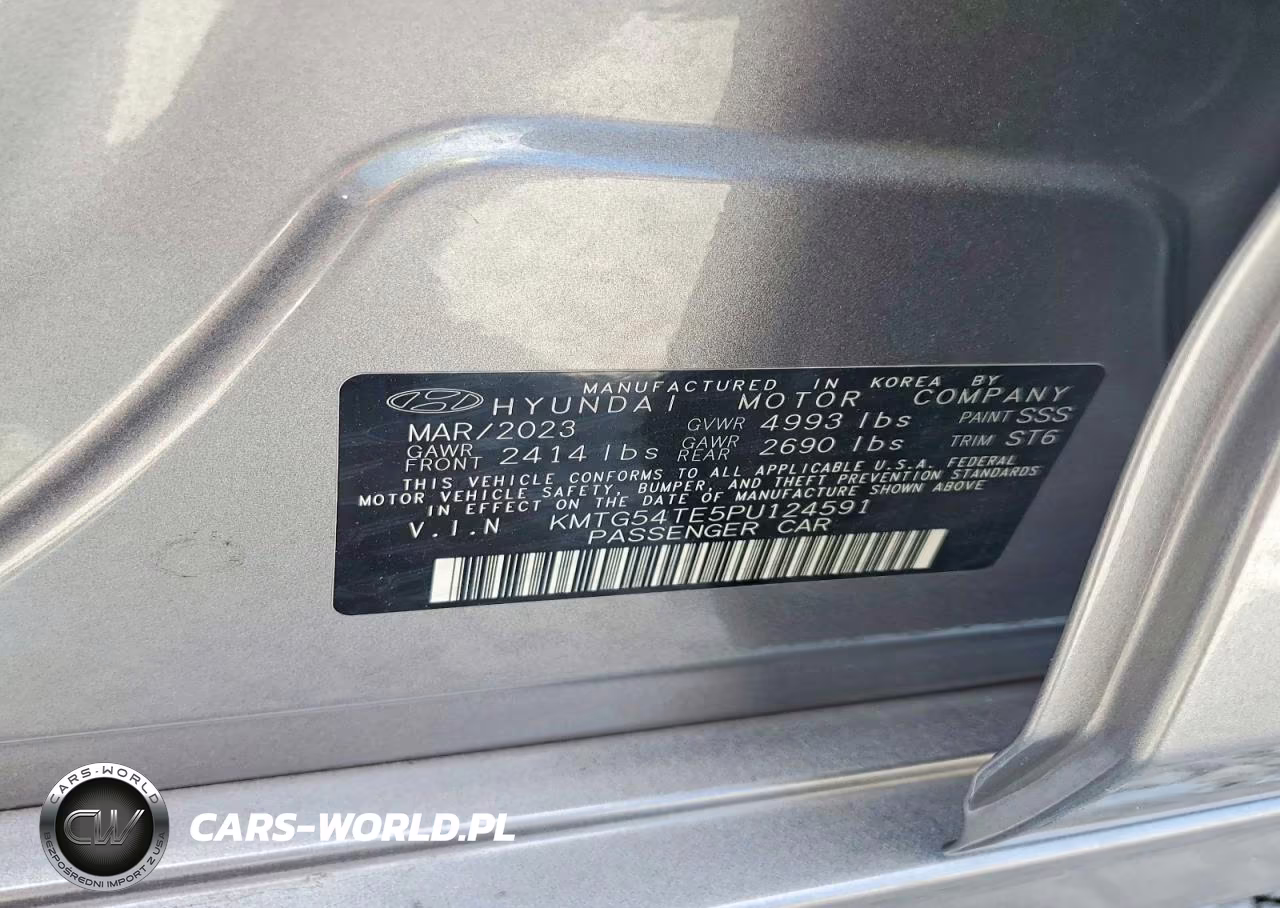 2023 Genesis G70 3.3T Standard VIN:KMTG54TE5PU124591 - 12