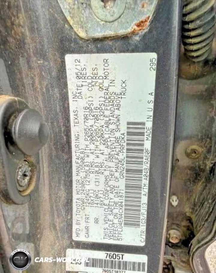 2012 Toyota Tacoma V6 VIN:5TFLU4EN4CX041871 - 10