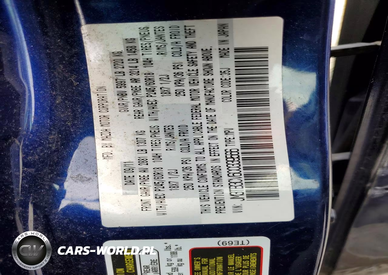 2012 Mazda Cx-9 VIN:JM3TB3CV6C0339566 - 13