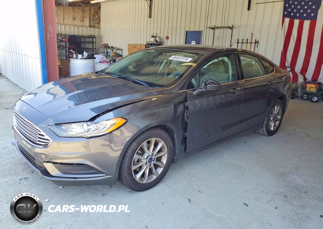 2017 Ford Fusion Se VIN:3FA6P0H74HR392229 - 1