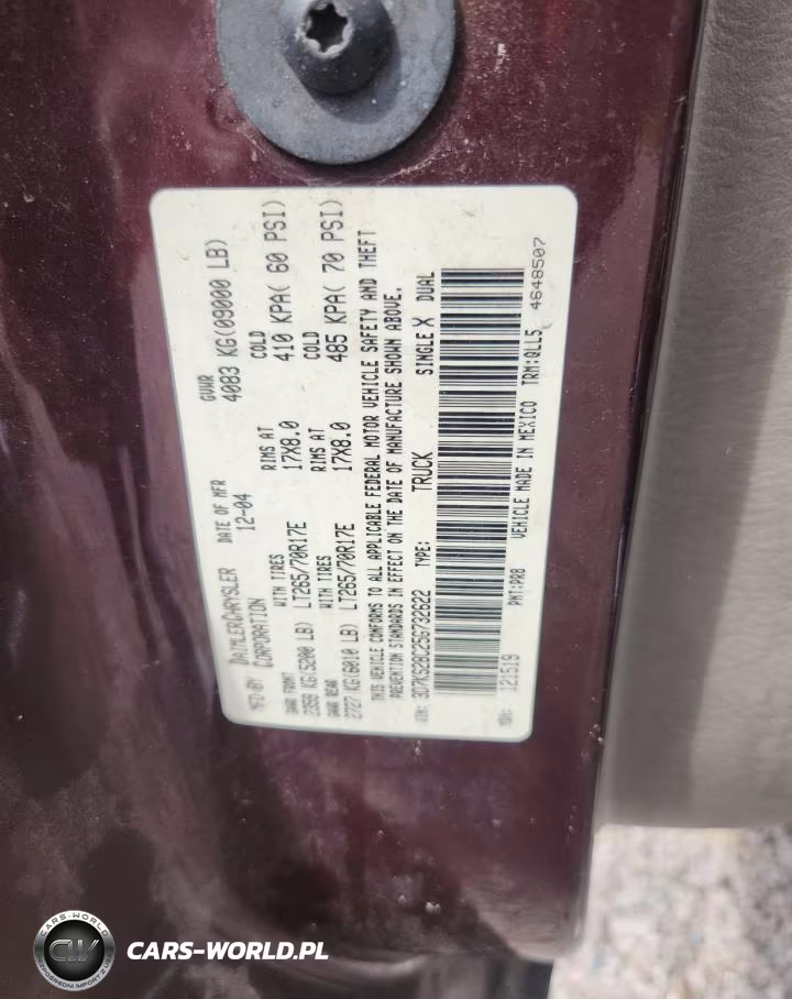 2005 Dodge Ram 2500 St VIN:3D7KS28C25G732622 - 12
