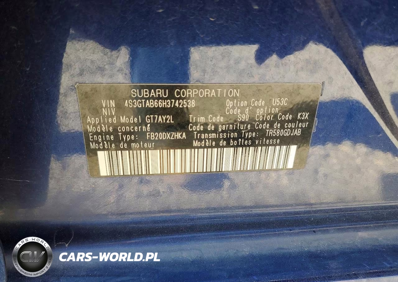 2017 Subaru Impreza Premium VIN:4S3GTAB66H3742538 - 12