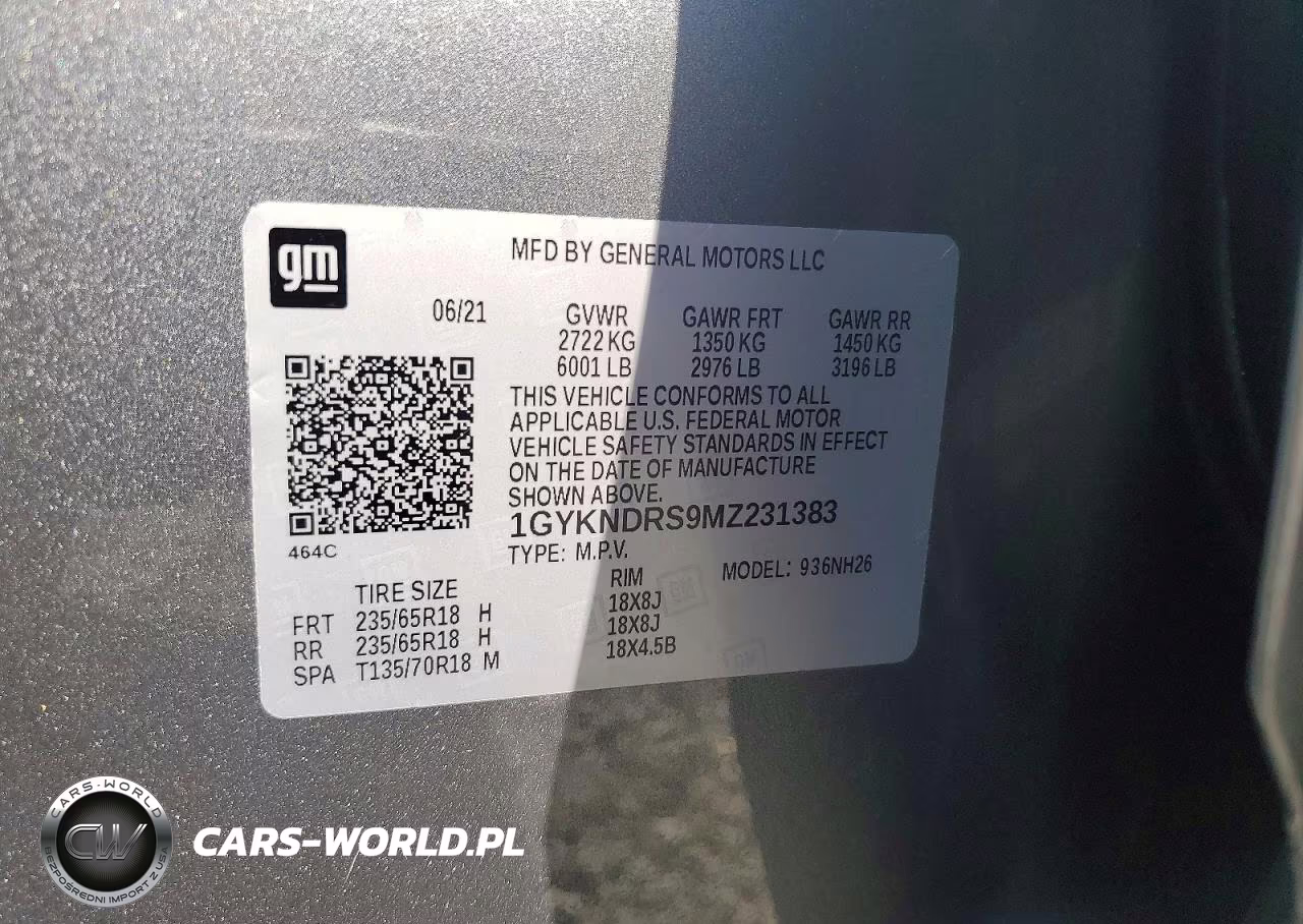 2021 Cadillac Xt5 Premium Luxury VIN:1GYKNDRS9MZ231383 - 13