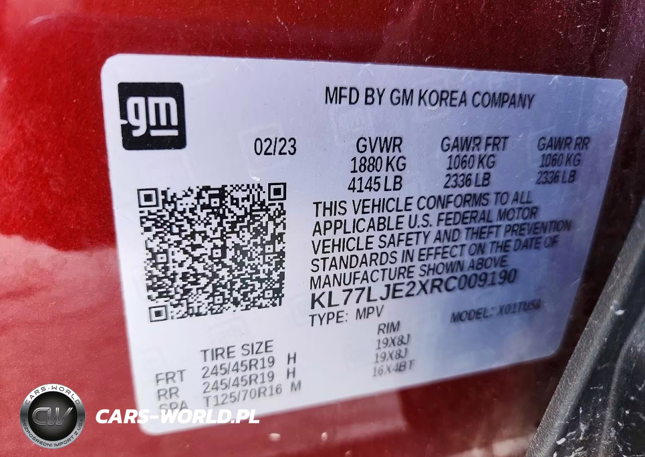 2024 Chevrolet Trax 2Rs VIN:KL77LJE2XRC009190 - 13