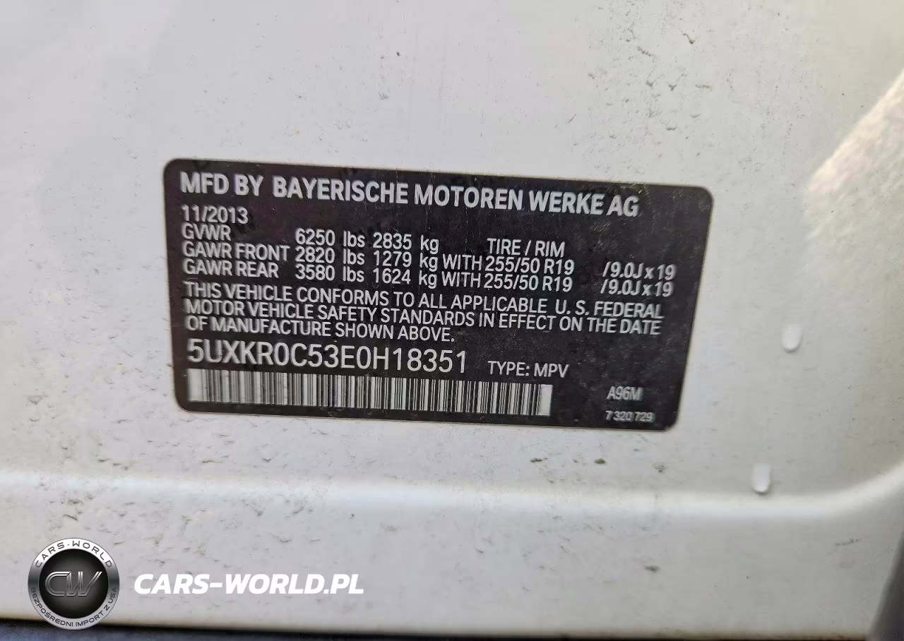 2014 BMW X5 xDrive35I VIN:5UXKR0C53E0H18351 - 13