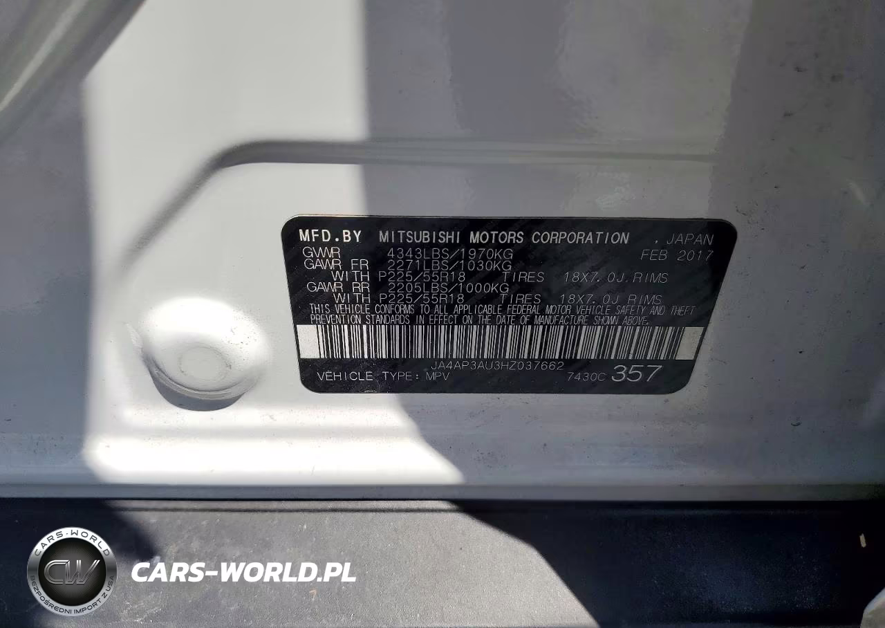 2017 Mitsubishi Outlander Sport Es VIN:JA4AP3AU3HZ037662 - 13