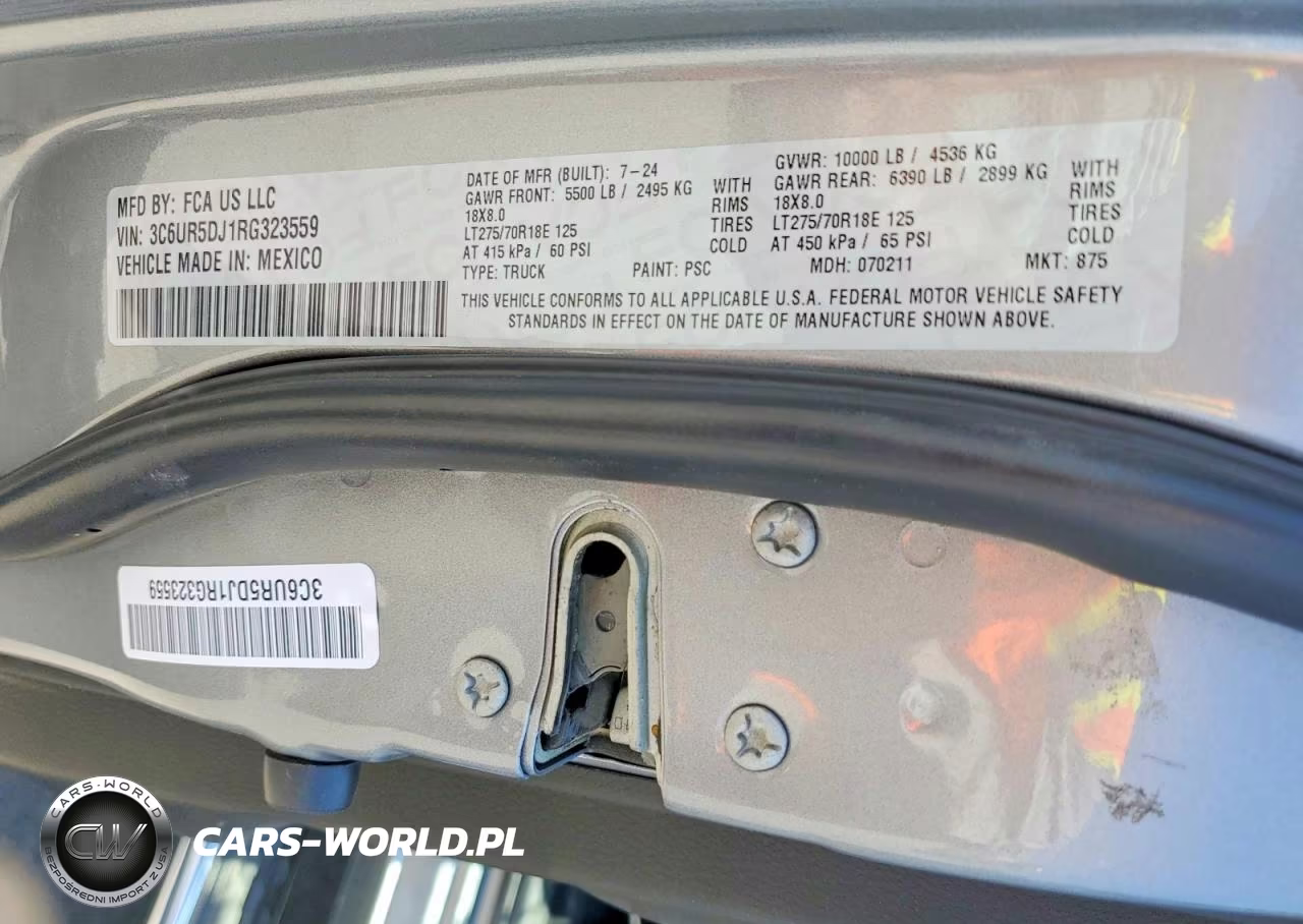 2024 Ram 2500 Big Horn VIN:3C6UR5DJ1RG323559 - 12