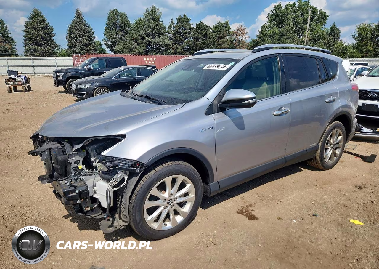 2017 Toyota Rav4 Hv Limited VIN:JTMDJREVXHD111392 - 1