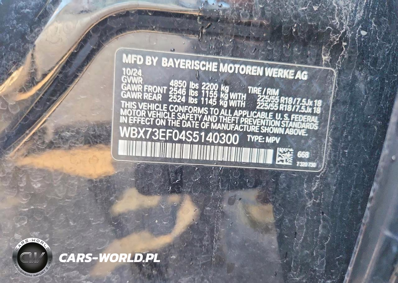 2025 BMW X1 xDrive28I VIN:WBX73EF04S5140300 - 13