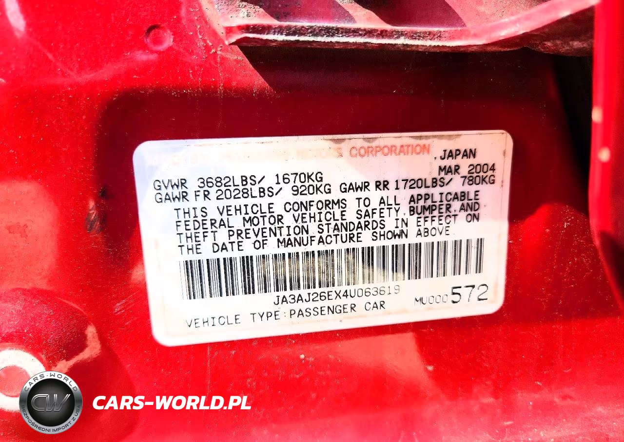 2004 Mitsubishi Lancer Es VIN:JA3AJ26EX4U063619 - 12