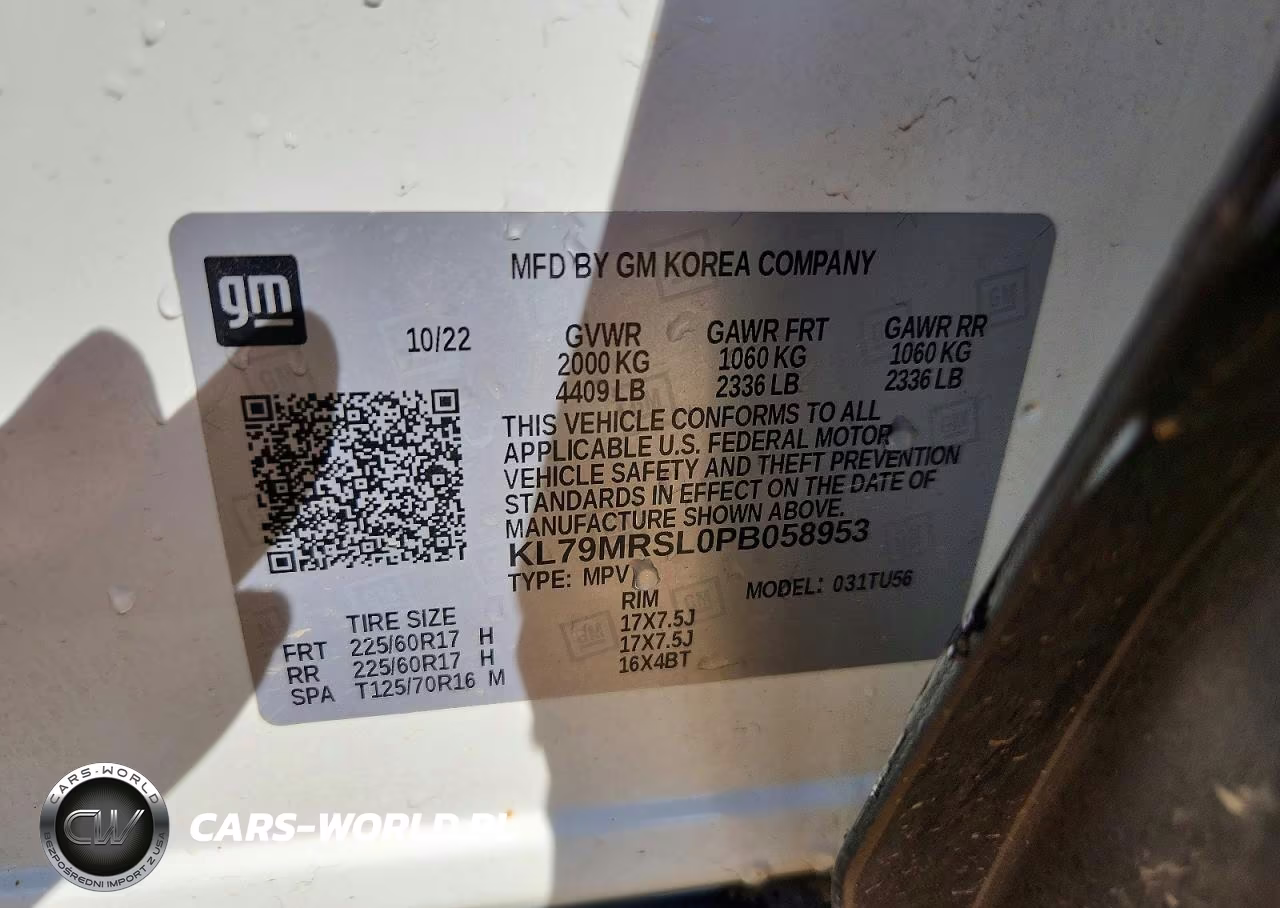 2023 Chevrolet Trailblazer Lt VIN:KL79MRSL0PB058953 - 13