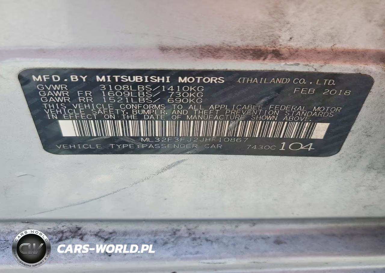 2018 Mitsubishi Mirage G4 Es VIN:ML32F3FJ2JHF10867 - 12