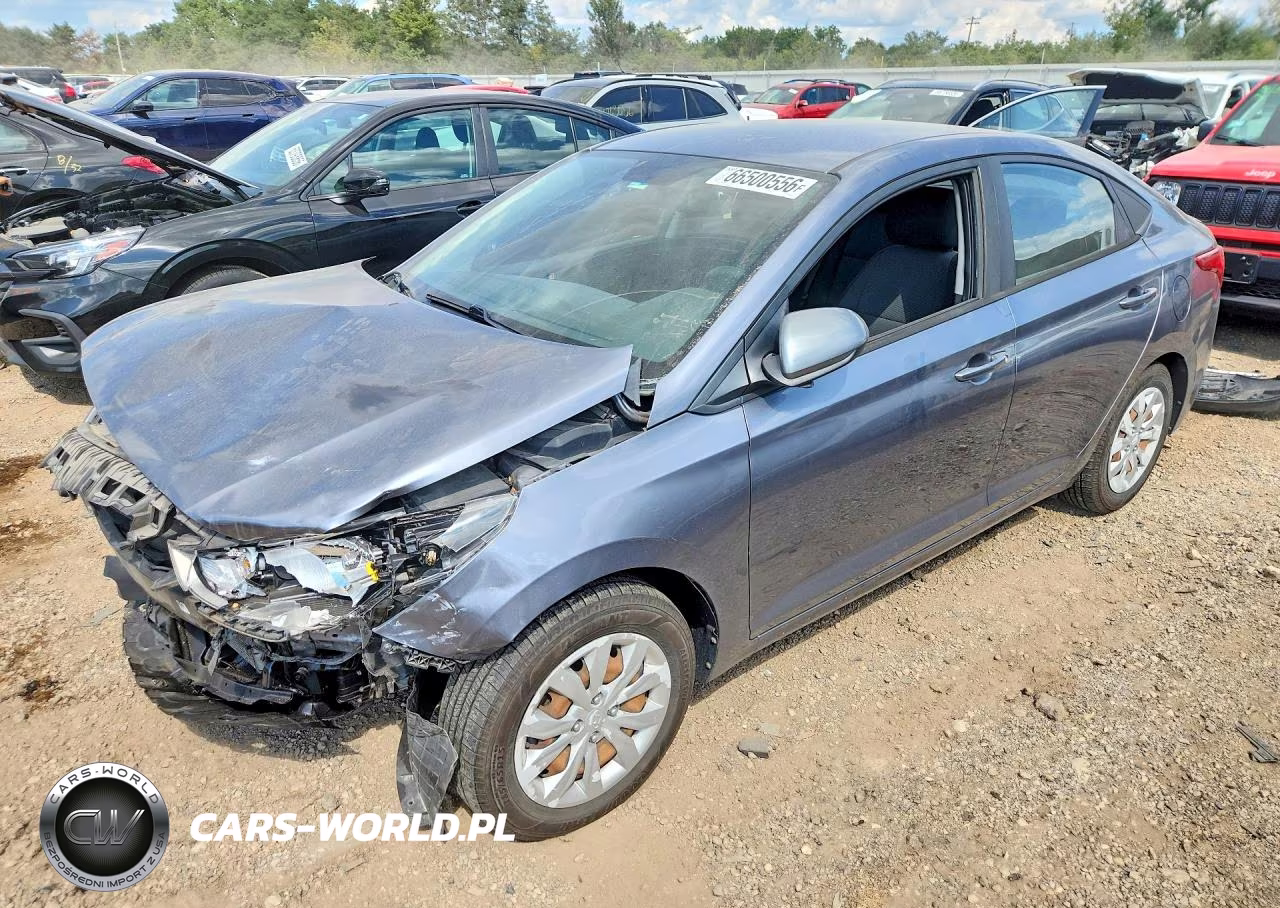 2019 Hyundai Accent Se VIN:3KPC24A32KE052859 - 1