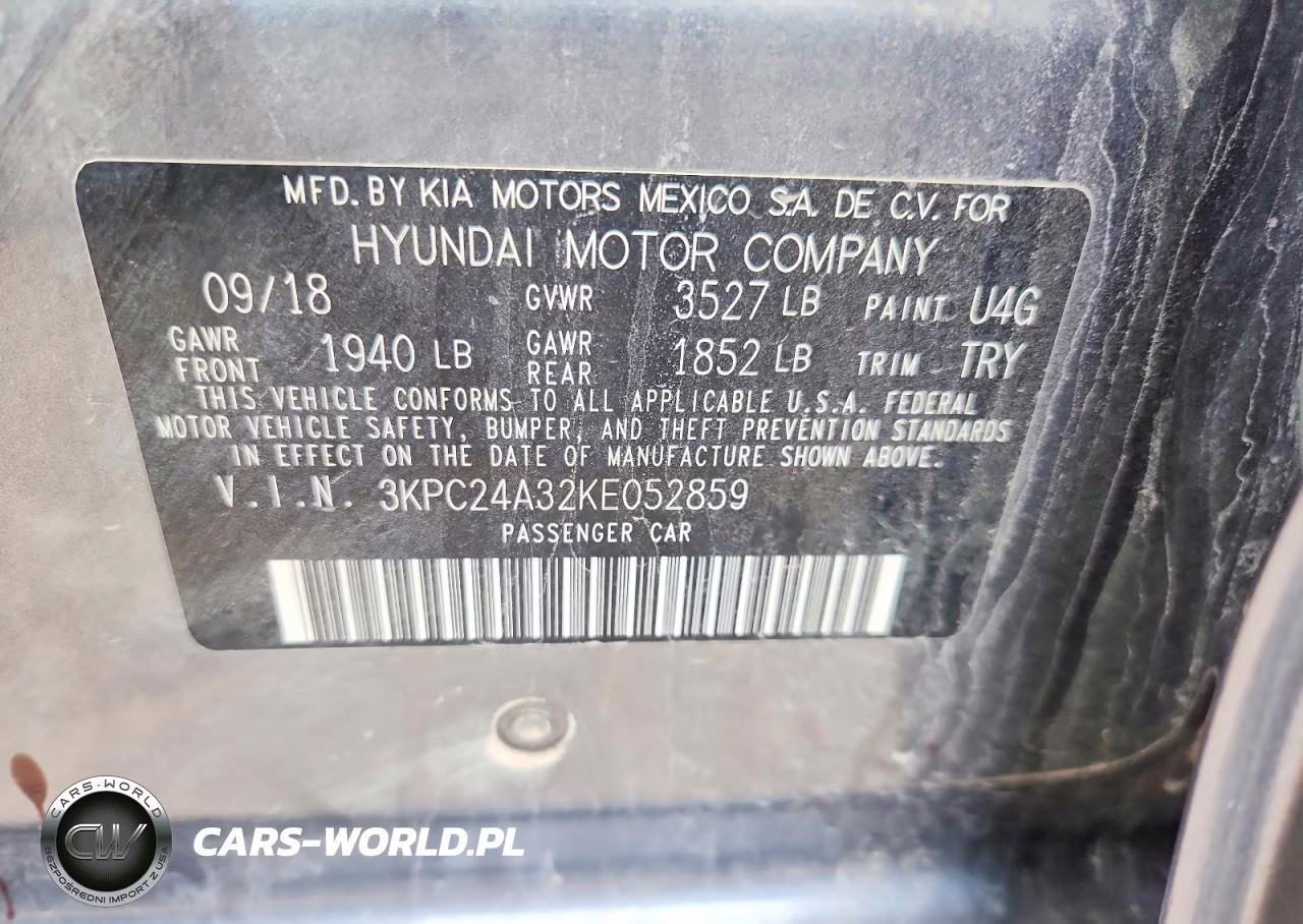 2019 Hyundai Accent Se VIN:3KPC24A32KE052859 - 12