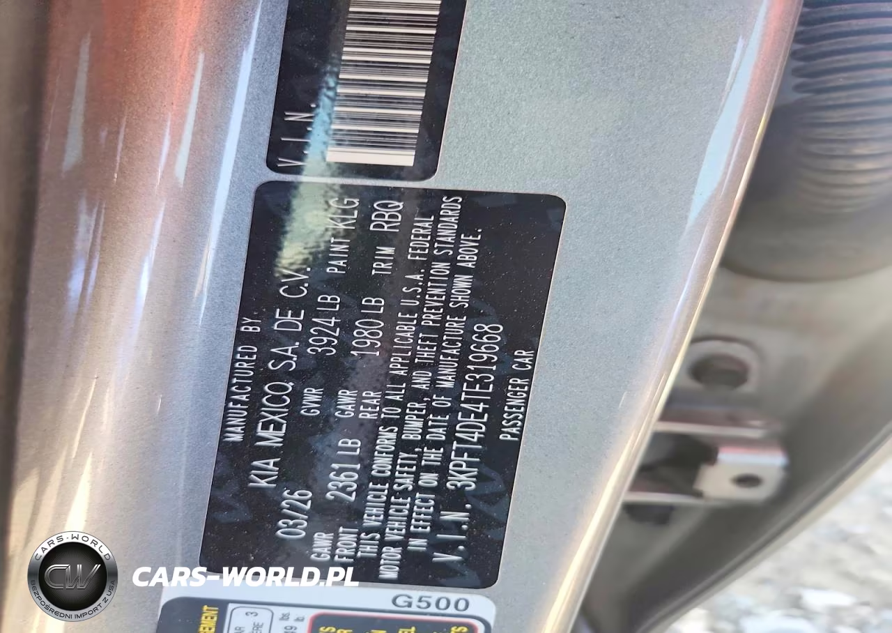 2026 Kia K4 Lxs VIN:3KPFT4DE4TE319668 - 12
