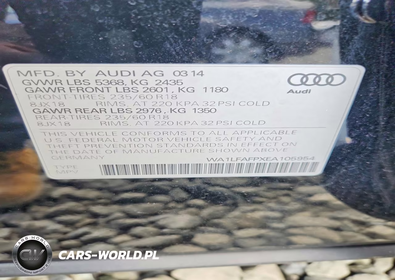 2014 Audi Q5 Premium Plus VIN:WA1LFAFPXEA105954 - 13