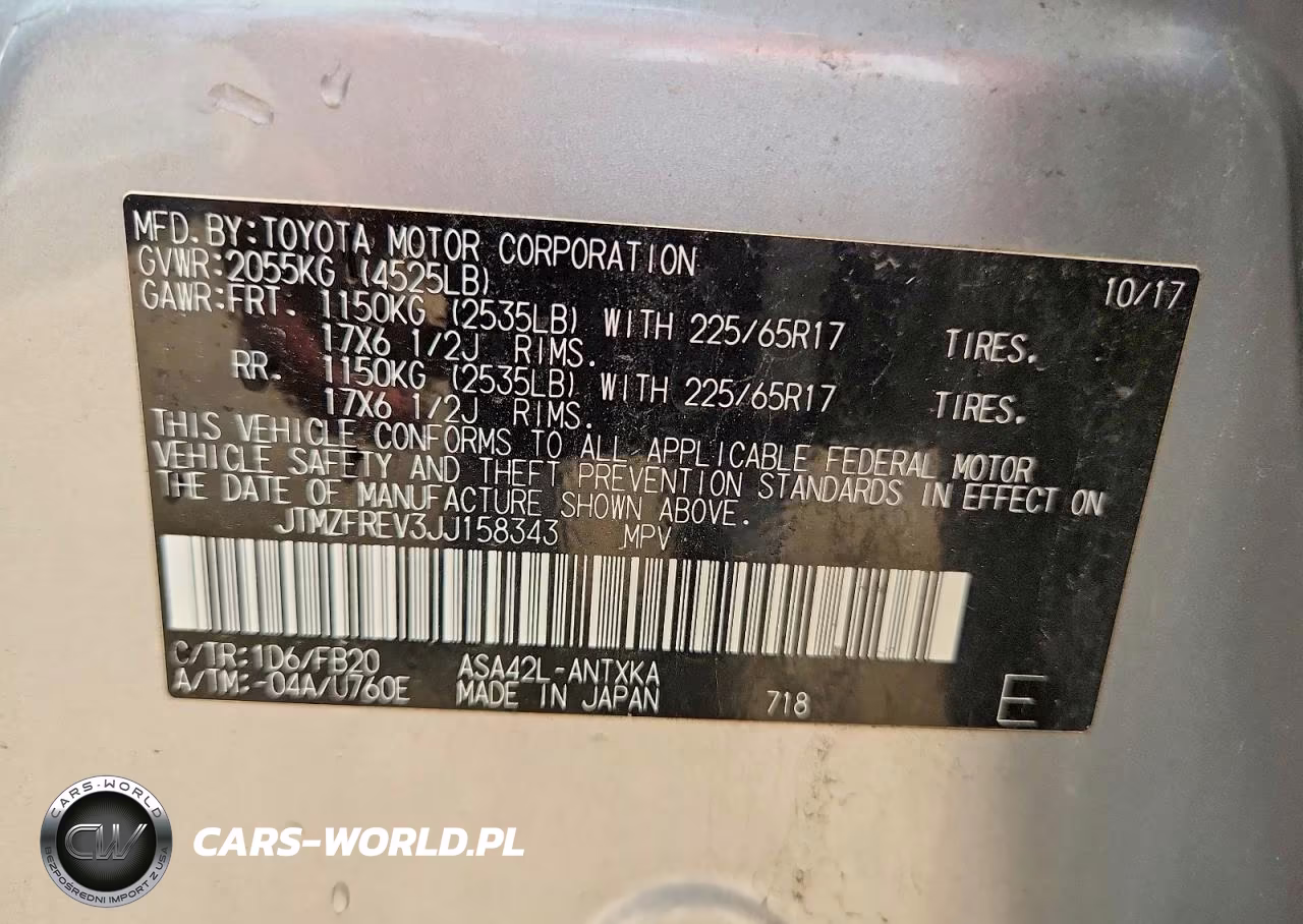 2018 Toyota Rav4 Le VIN:JTMZFREV3JJ158343 - 12