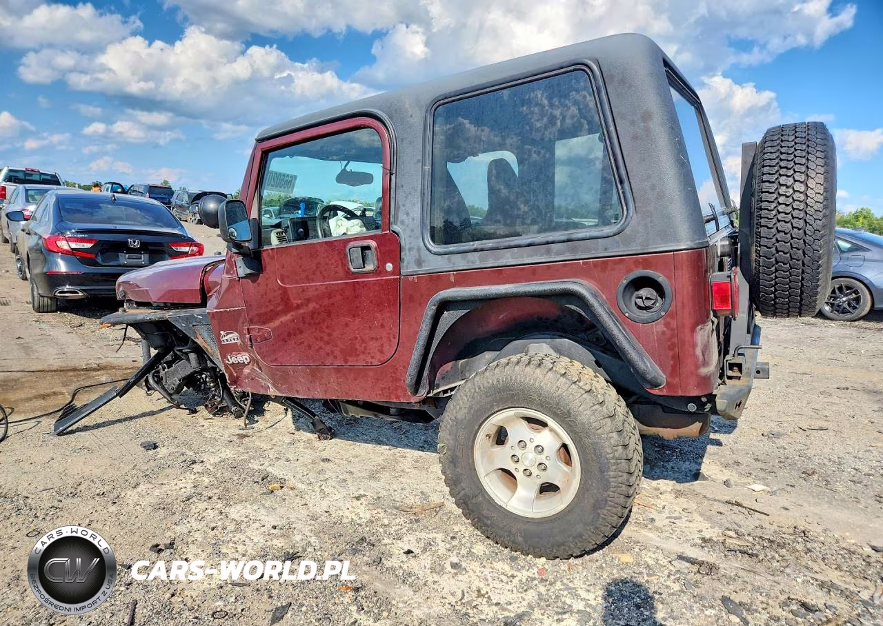 2003 Jeep Wrangler - Tj Sahara VIN:1J4FA59S53P343417 - 2
