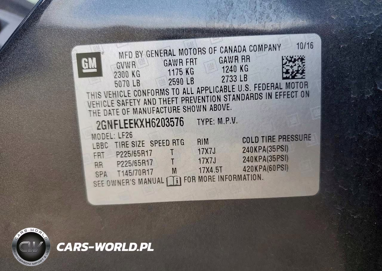 2017 Chevrolet Equinox Ls VIN:2GNFLEEKXH6203576 - 13
