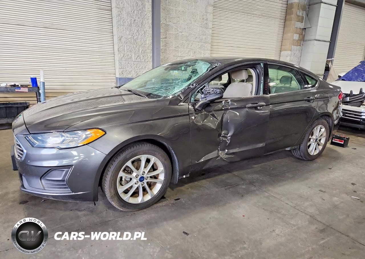 2019 Ford Fusion Se VIN:3FA6P0H76KR217732 - 1