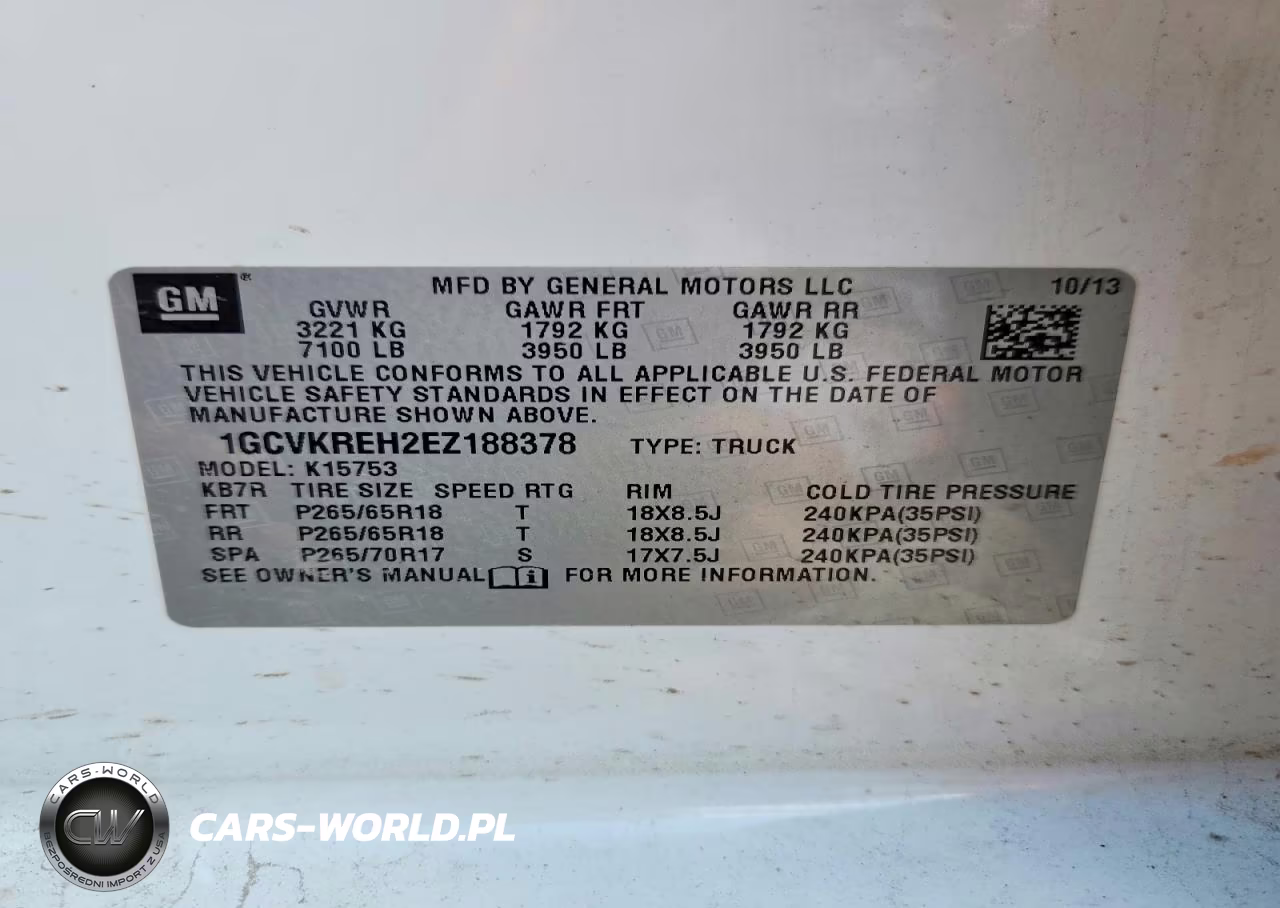 2014 Chevrolet Silverado K1500 Lt VIN:1GCVKREH2EZ188378 - 12