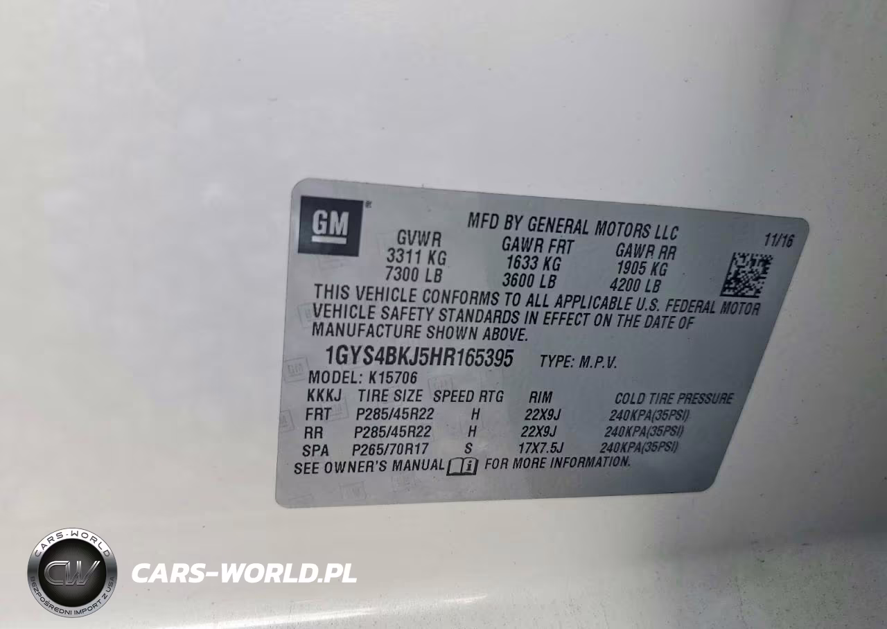 2017 Cadillac Escalade Luxury VIN:1GYS4BKJ5HR165395 - 13
